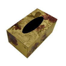 Leaf Pattern Tissue Box for Hotel/Office/Guestroom